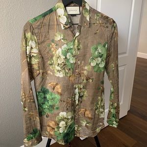 SOLD❗️Gucci Floral Shirt